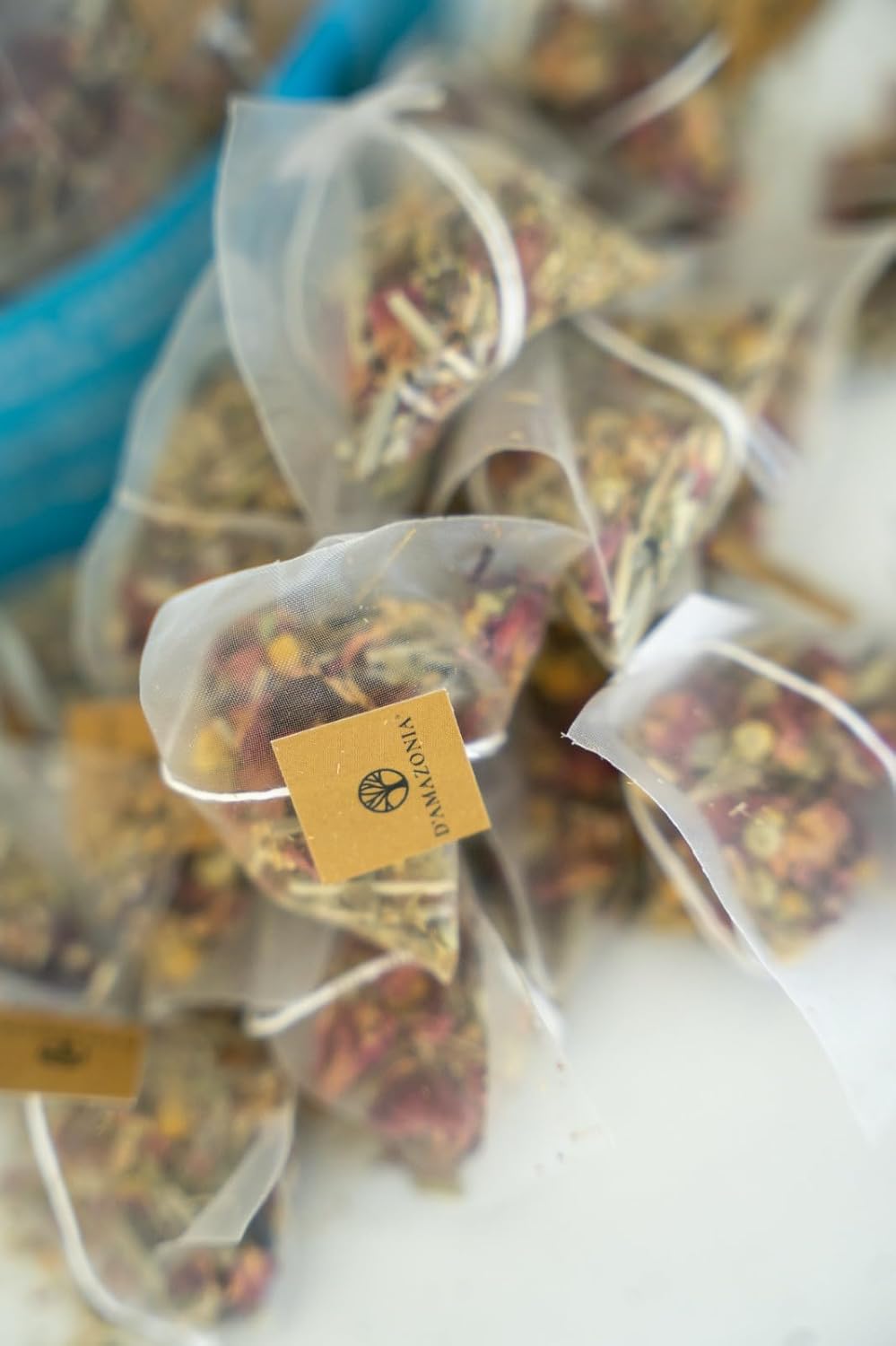 D'Amazonia – Not Just a Tea, an Award-Winning English – Active Blend - Happy Tummy - Collagen - Sleep - Menopause (Night Tea)