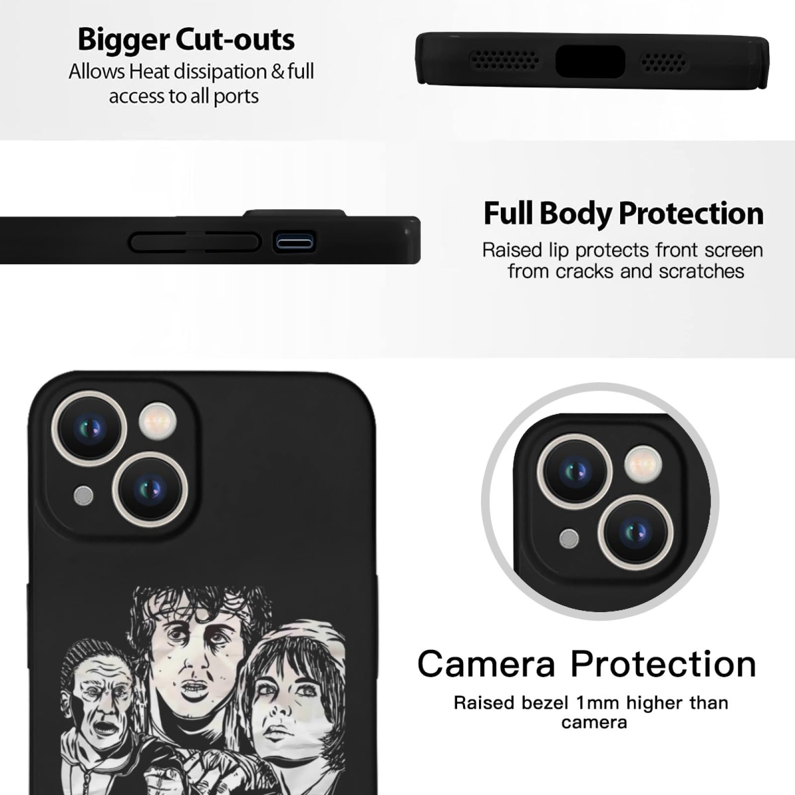 Amazon.co.jp: iPhone14 ケース ロッキー iPhone14 カバー アイフォン