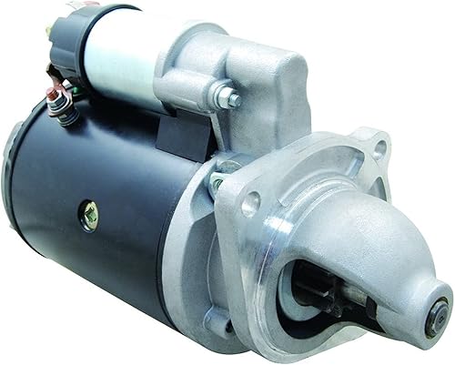 Nuevo arrancador compatible con Ford Holland Tractor Diesel Skid Steer Loader 1499 4.41L 1987-1992 M50 Diseño solenoide de 2 etapas K308650 K919752