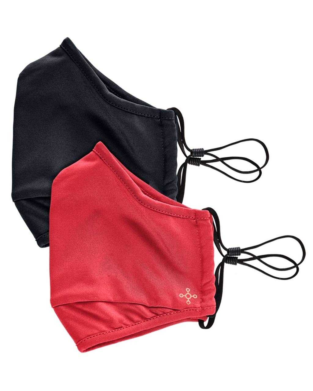 Tommie Copper Community Wear Face Masks I Double Lined, Copper Infused, Ear Straps & Nose Wire, Face Covering (Pack of 2)