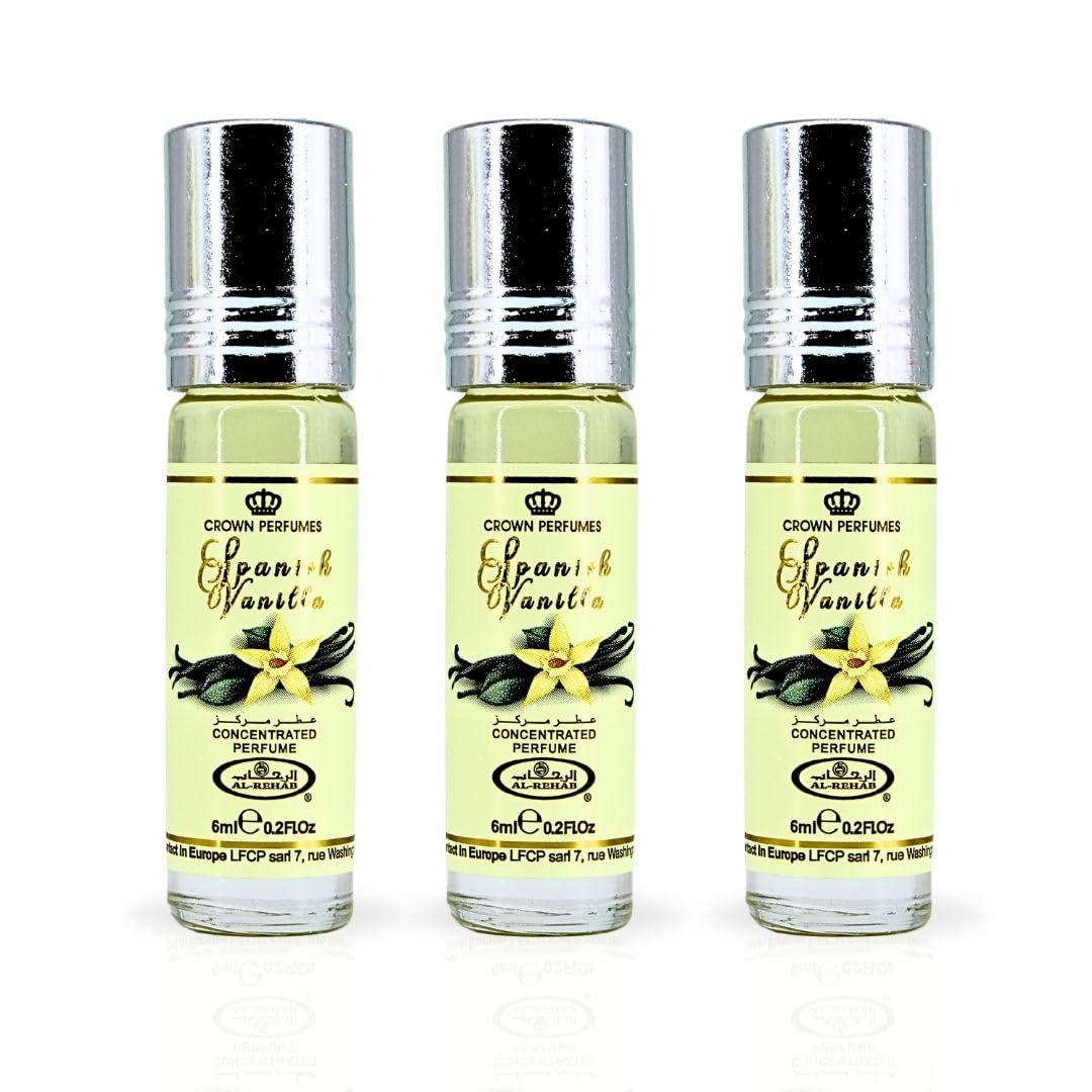 Al Rehabspanish Vanilla Perfume Oil 6ml Oz Pack Desertcart INDIA