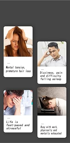 Miniatura 8 de Achuan Ya Masajeador de cabeza eléctrico de mano, posición de engranaje ajustable, muscular, hombro, muslo, cuero cabelludo, brazo, masaje de cuerpo