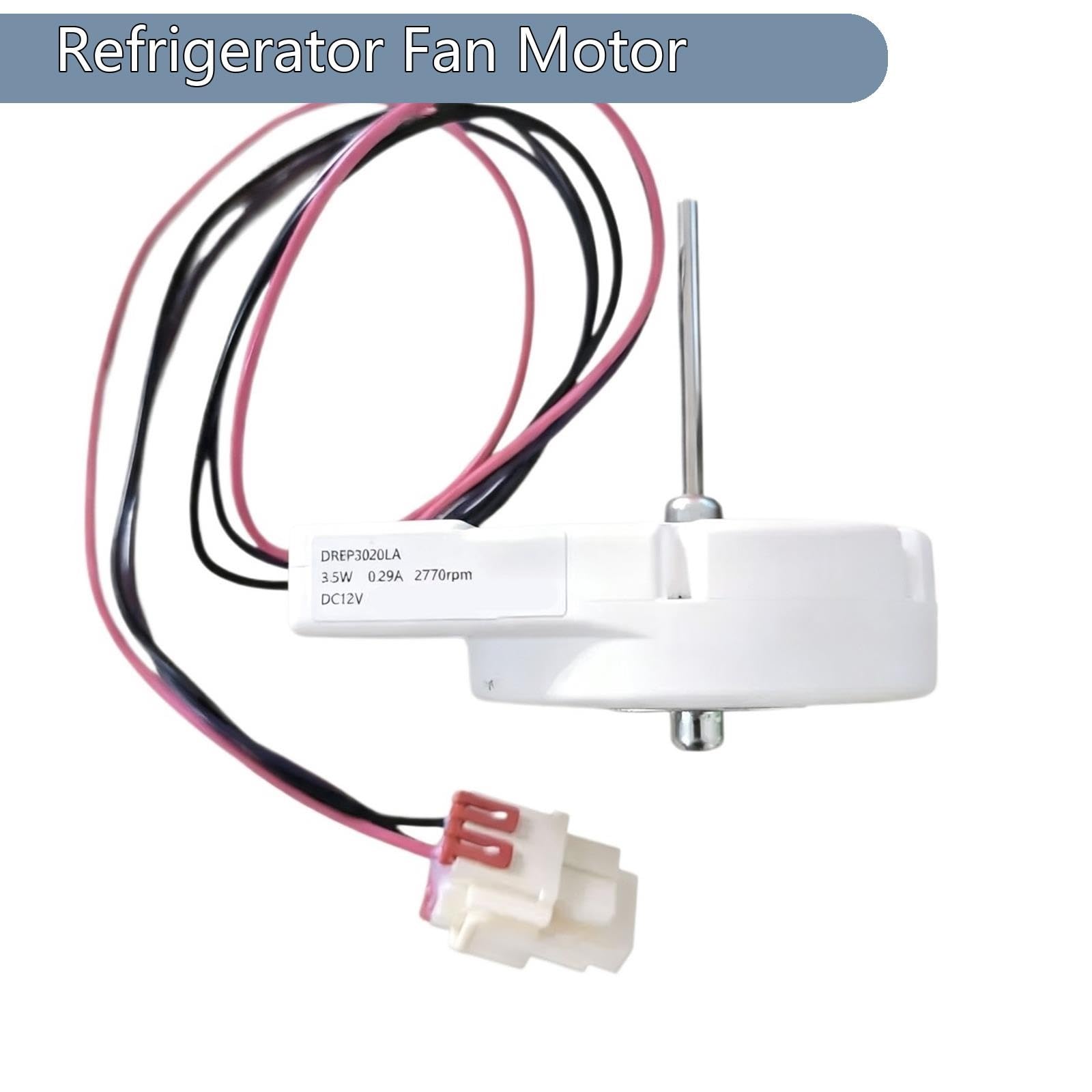 Motor De Ventilador De Refrigerador DREP3020LA, Compatible Con Samsung, Ventilación Giratoria DC12V 3,5 W 0,29 A 2770 Rpm