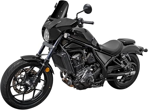 Vista 2 de Carenado de motocicleta para Honda Rebel CMX 1100 Rebel1100 CMX1100 CMX1100 2021 2022 2023 2024 2025 2026 Máscara de viento deflector cubierta gris