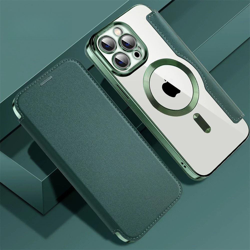 Étui en cuir galvanisé iPhone 15 Pro Max protection luxe - 6