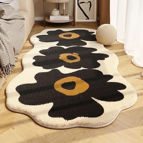 Optical Visual Illusion Rug 2026 New Mat �t�F�C�N�J�V�~�����O�A���݂̂���t�����`�X�^�C���̃x�b�h���[�����O�A����@�Ő􂦂�x�b�h�T�C�h���O(S,80X200CM)