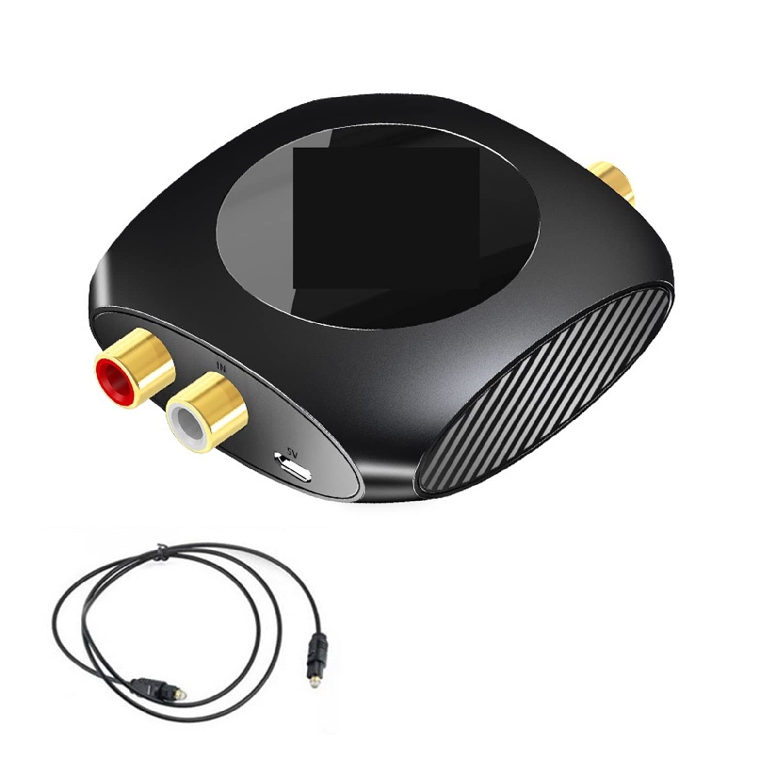 CUDTAPI 96KHz Analog To Digital Converter 2RCA To SPDIF Optical Coaxial Adapter TV To Speaker Subwoofer Amplifier(2)