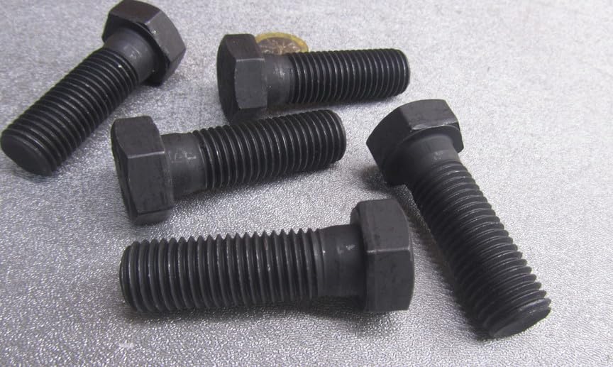 Class 10.9 Steel Hex Head Bolts PT M16 x 2 mm x 50 mm Long 5 pcs