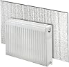 BYENS 2 Honeycomb Back Insulation Board Radiator Honeycomb Insulation Home Heat Saving Heating Back Insulation Plate Anti-Sound
