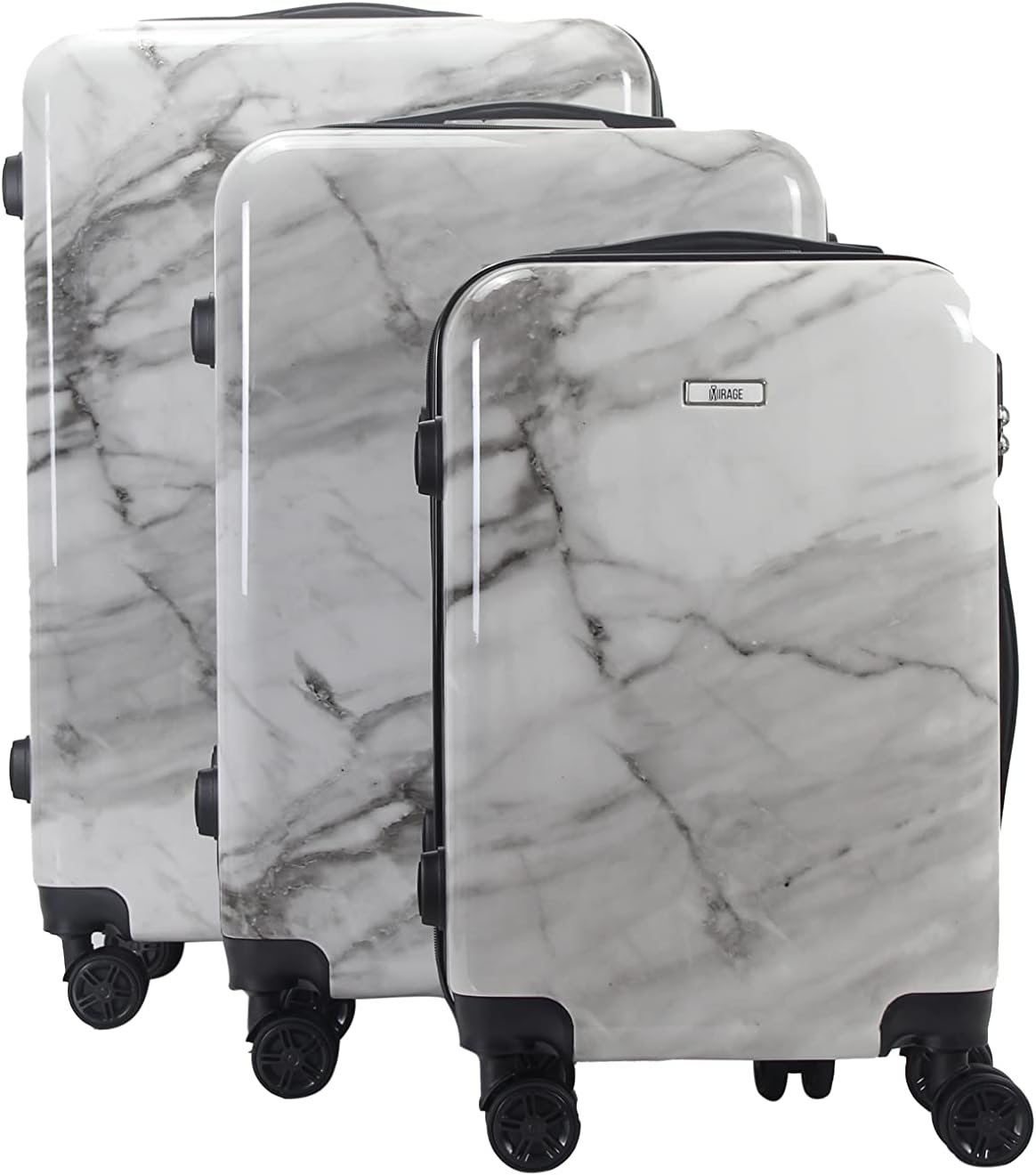 review Mirage TANYA ABS Hard shell Lightweight 360 Dual Spinning Wheels Combo Lock 28