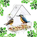 Bird Feeder Birds House for Outdoor, Window Bird Feeder with Strong Suction Cups for Wild Birds, Cardinal, Bluebird