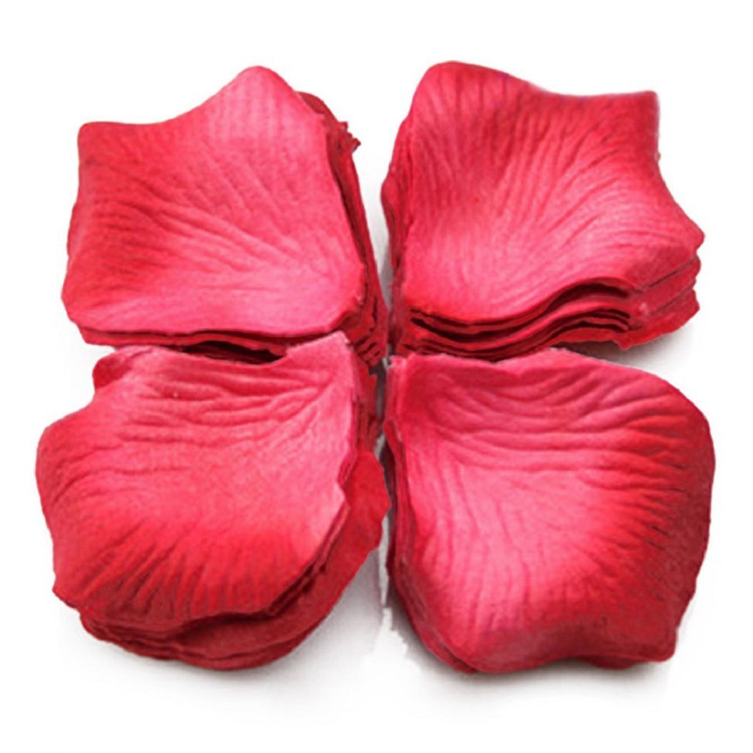Greenlans - 1000 Petali Di Rosa Finti In Seta Per Matrimoni E Feste - Colore Oro/Argento - 2