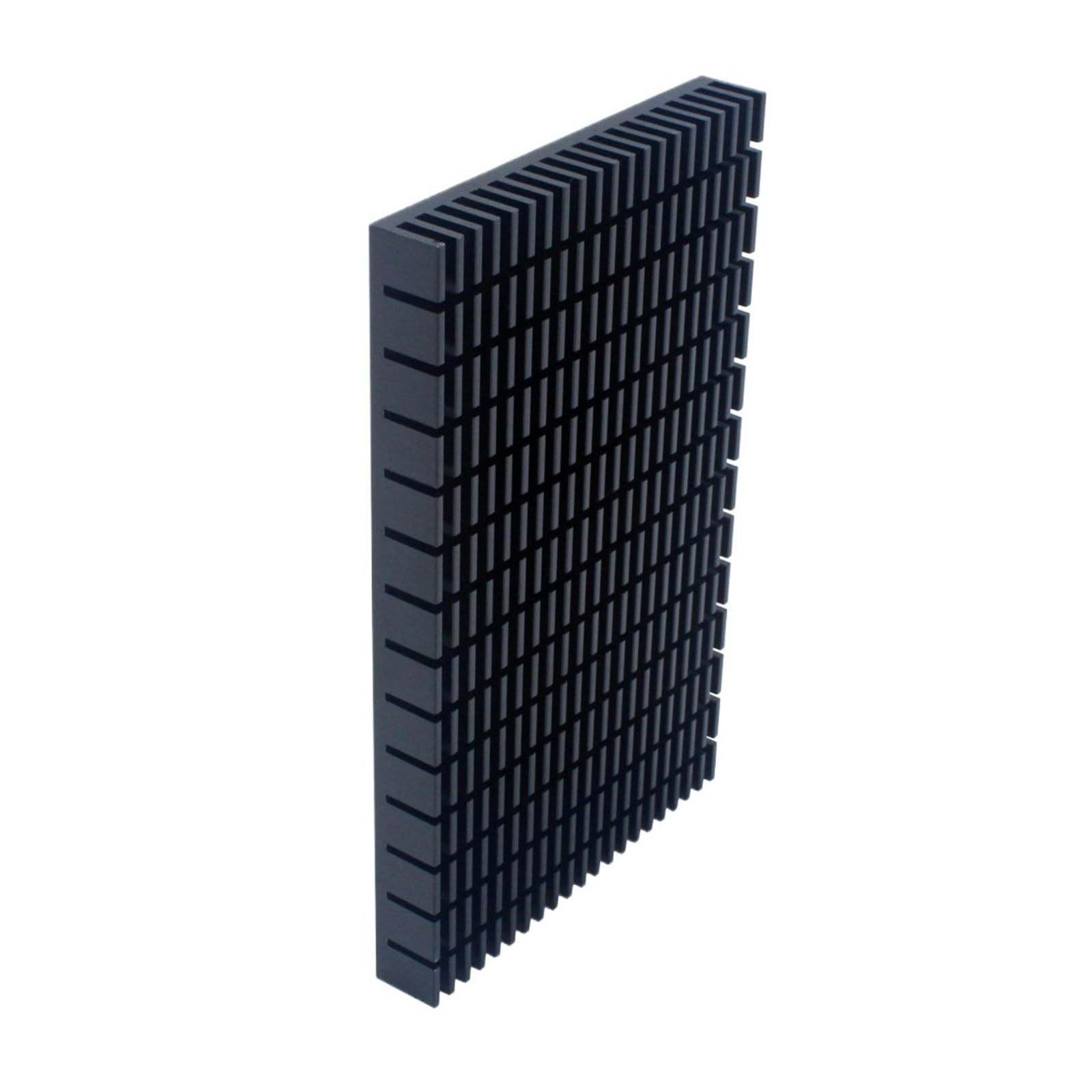 Dissipatore di calore in alluminio 1pc 150x93x14,6mm Radiatore Nero Dissipatore di calore