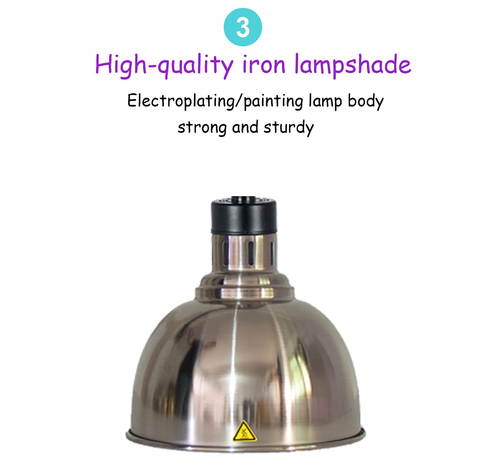 250w Lampara Calentamiento Para Buffet, Lámpara de Calor de Alimentos para Restaurantes Cocinas, Lámparas de Techo Colgantes para Mantener la Comida Caliente, Altura Regulable Entre 65 y 170cm
