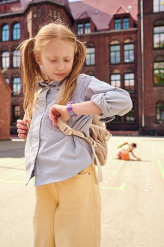 Flik Flak Kids' BPA Free-A Safe Watch Shine in Rainbow Quartz, Blue4