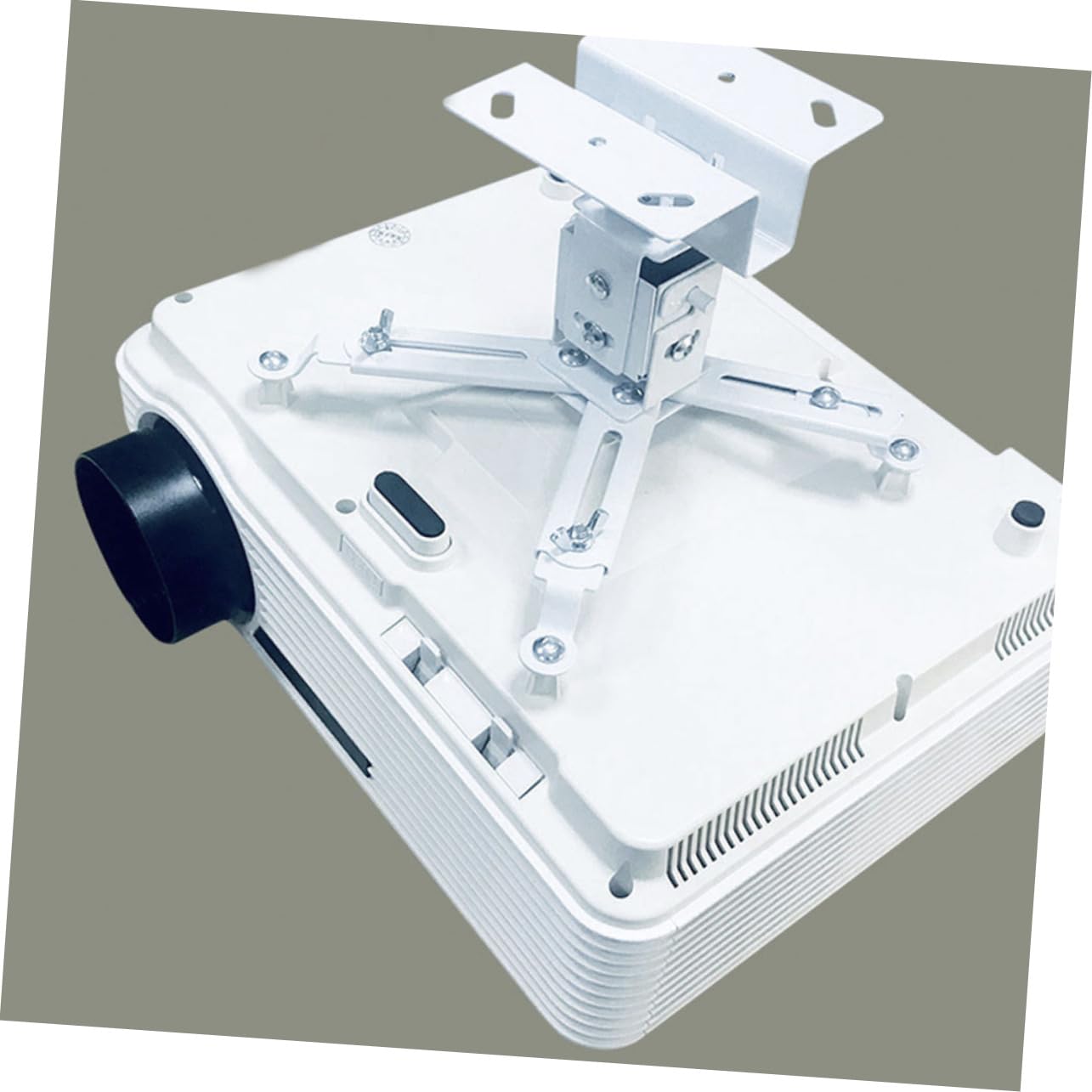 jojofuny Soporte para Proyector Montaje Techo Soporte Extensible para Proyector De Material Robusto para Uso Salas De Estar o Teatros Caseros