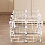 Chest Freezer Organizer Rack: Wire Storage Basket for Ice Cream Meat - Deep Freezer Divider Bin for Kitchen Pantry (16.5x16.5x12.3 Inch)