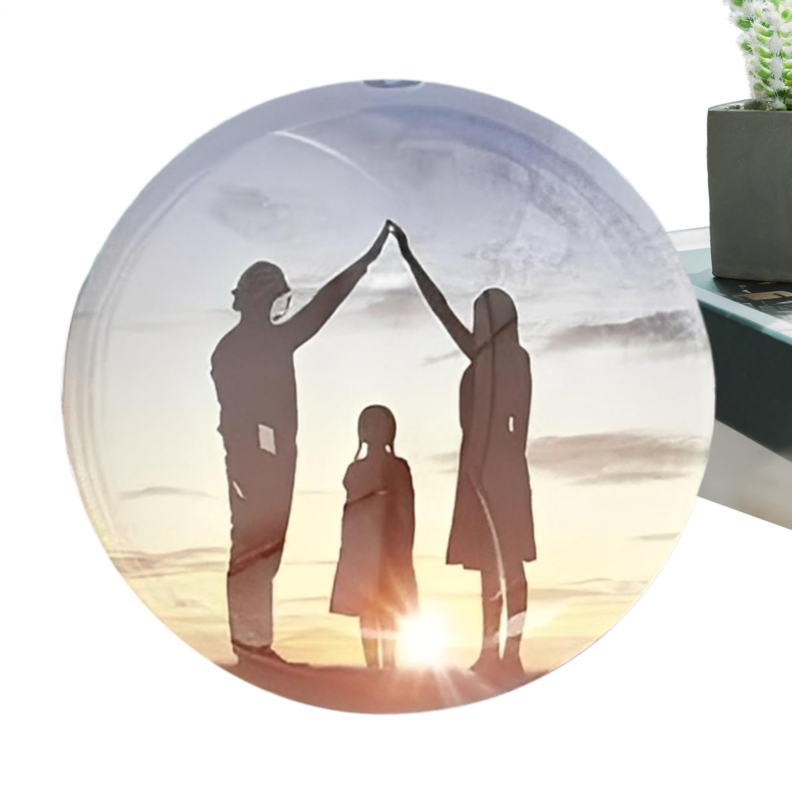 Lampada per la Memoria Altoparlante Digitale da 6.9 cm | Video Decorativa per Scrivania e Compleanno e Casa e Tavolo e Famiglia e Natale e Camera da