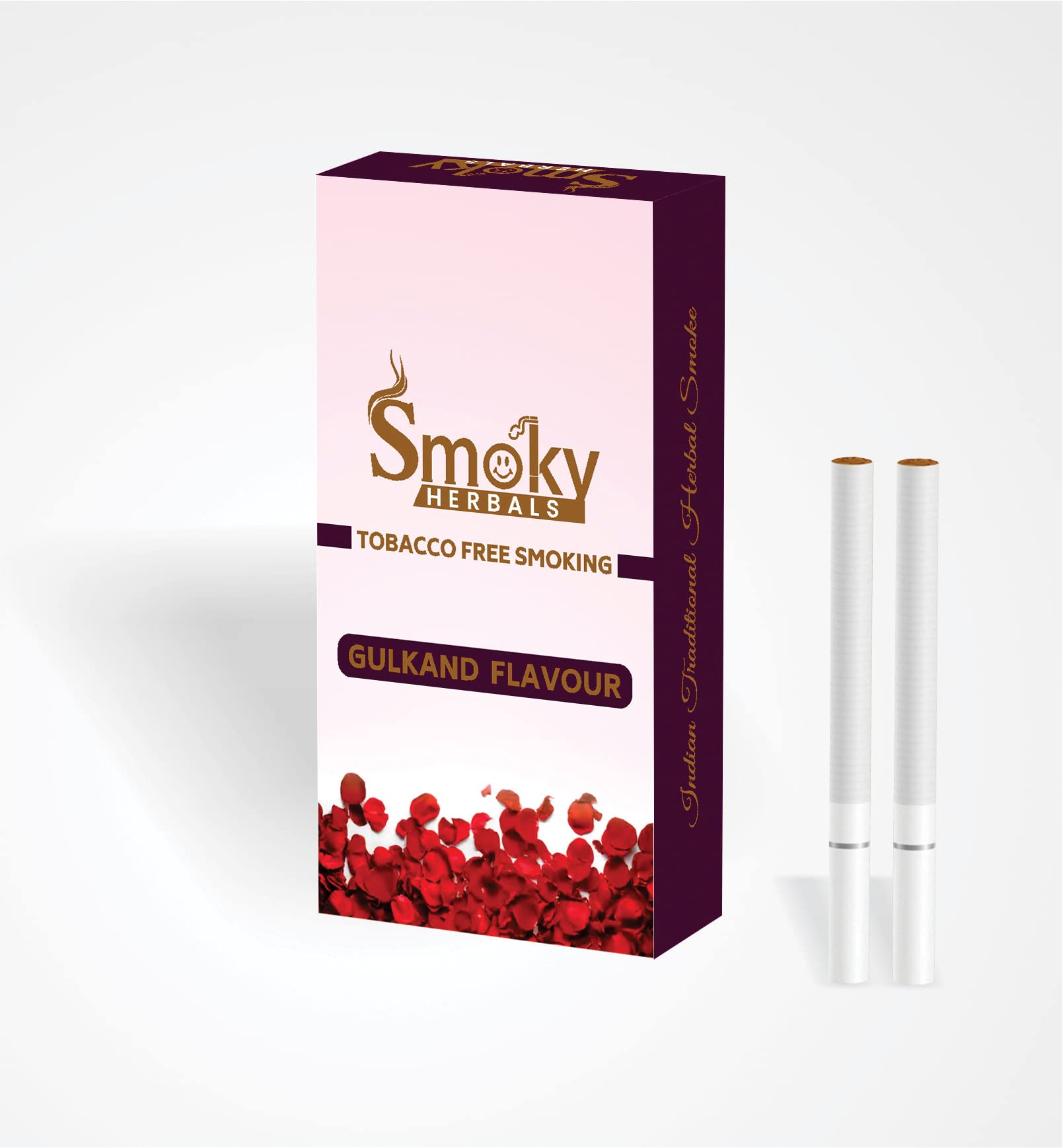 Smoky Herbals Gulkand Flavour 100% Tobacco & Nicotine Free Smoke for Refresh Mood & Relieve Stress for Men & Women (GULKAND FLAVOUR, 1 Packet) (B09ZKT7JZN) Amazon Price History, Amazon Price Tracker