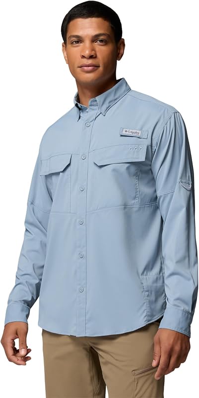 Columbia Camisa de manga larga PFG Skiff Guide ii para hombre
