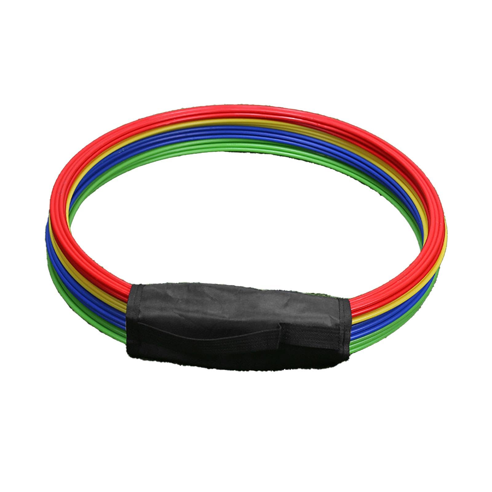 KESOTO 12 Aros de Agilidad para Entrenamiento, Ejercicios de Juego de Pies, Aros Versátiles para Entrenamiento de Velocidad Y Agilidad para Futbolistas.