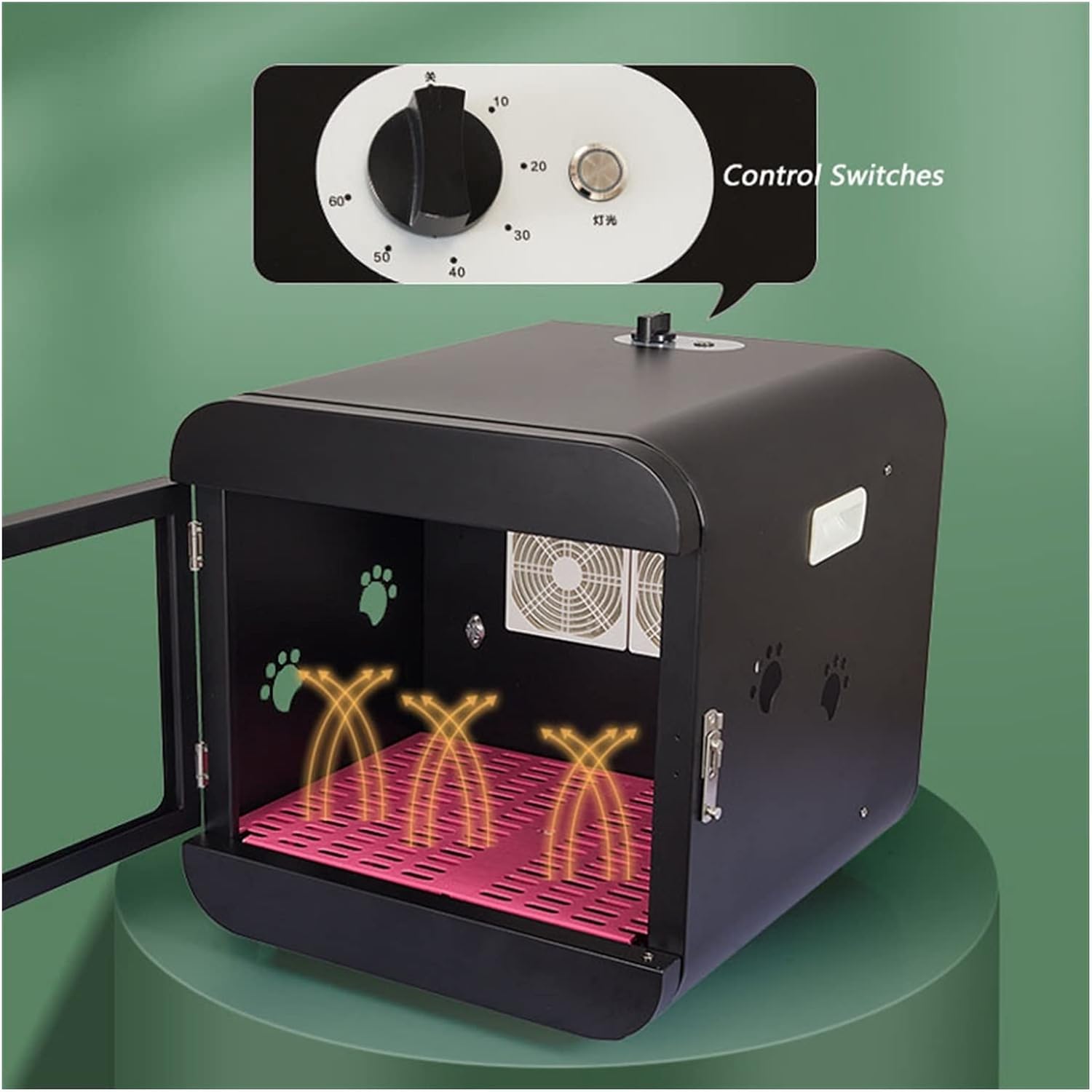 Litter Boxes Pet Drying Box Automatic Intelligent Silent Small Dog Ragdoll Cat Bath Dryer Home Machine Blowing Water
