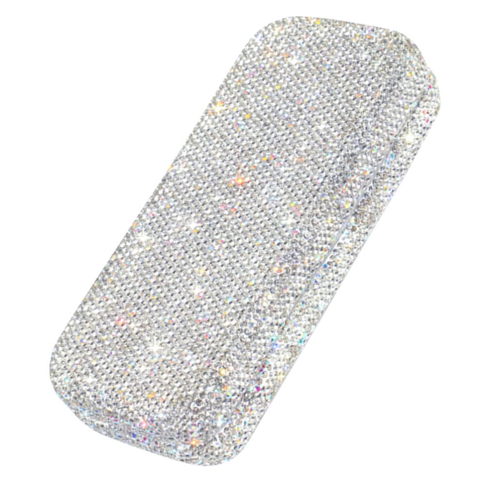 OUNONA 4 Szt. Samochodowe Etui Na Okulary Podróżne Etui Na Okulary Rhinestone Uchwyt Na Okulary