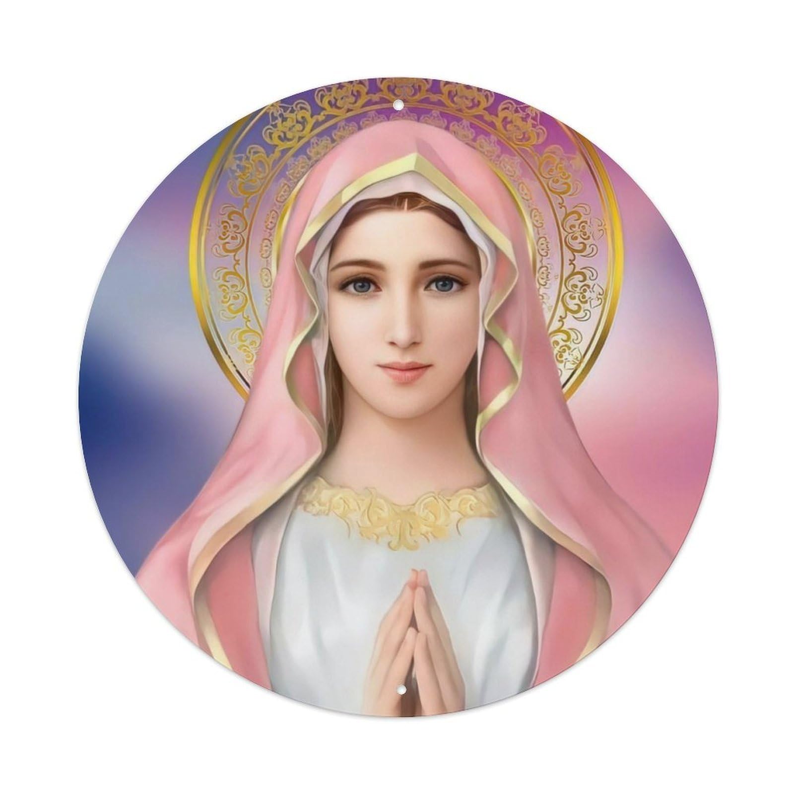 The Great Virgin Mary Religious Metal Tin Sign