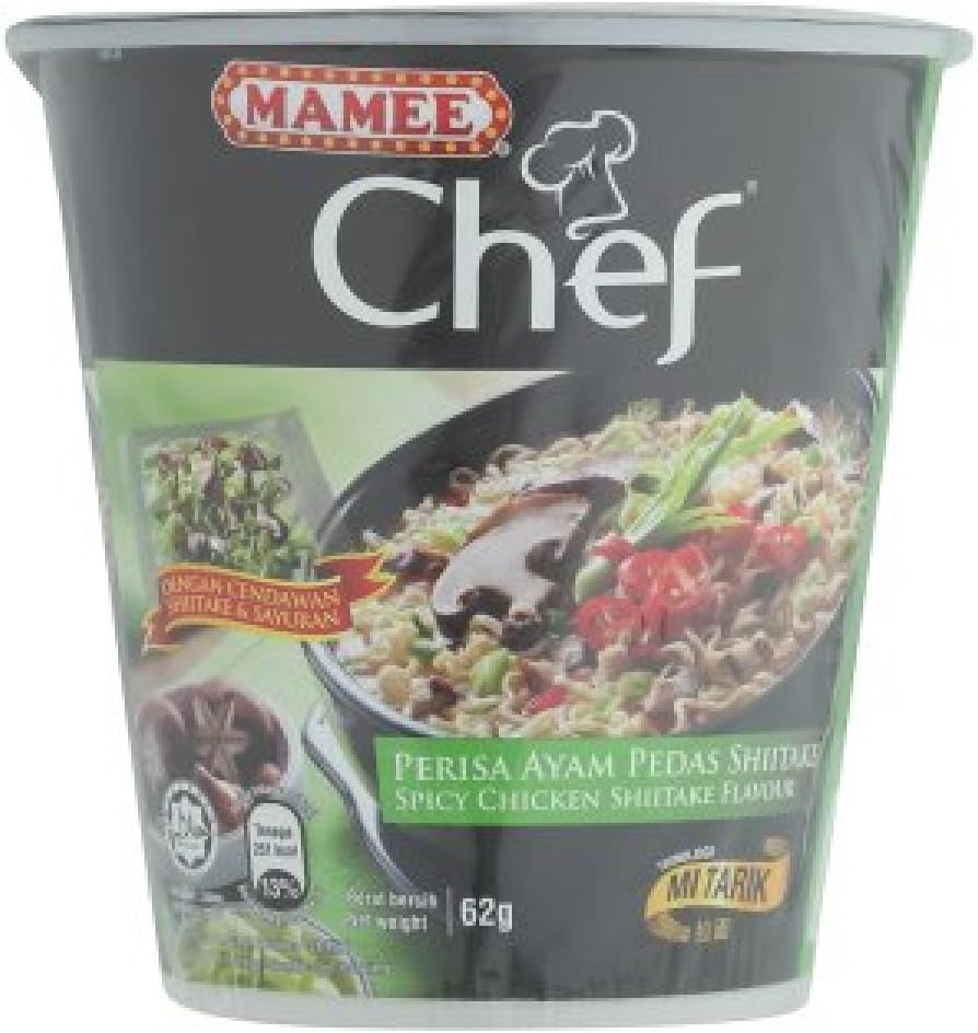 Chef Spicy Chicken Shiitake Cup 8 x 62g