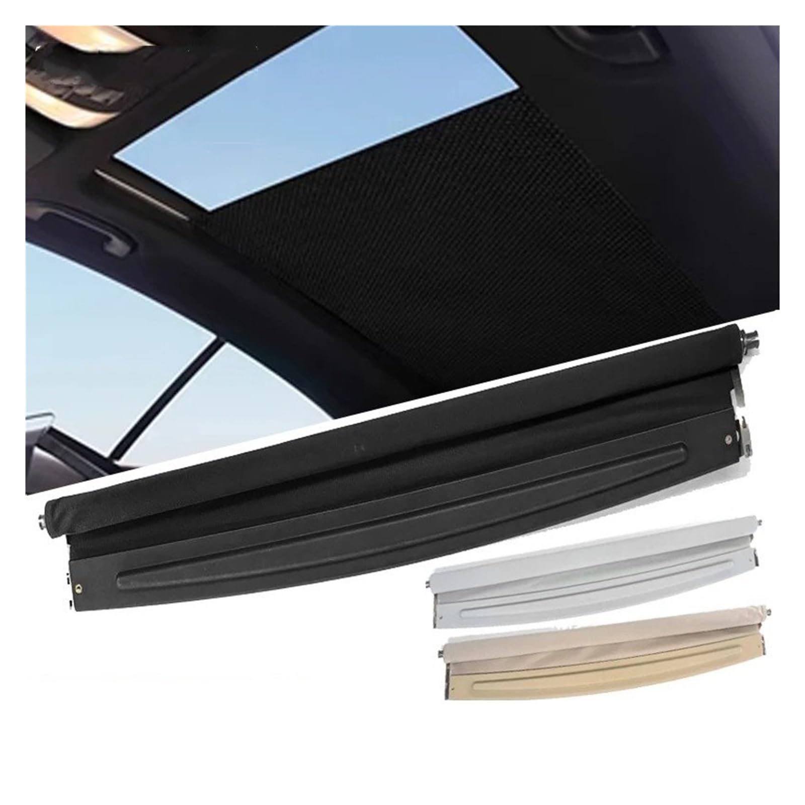 Tendine Finestrini Laterali Per Opel Per Insignia Per Sport Tourer 2009-2017 Auto Tetto Apribile Tenda A Rullo Copertura Lucernario Parasole Visiera Tendina Auto Laterale(Grey)