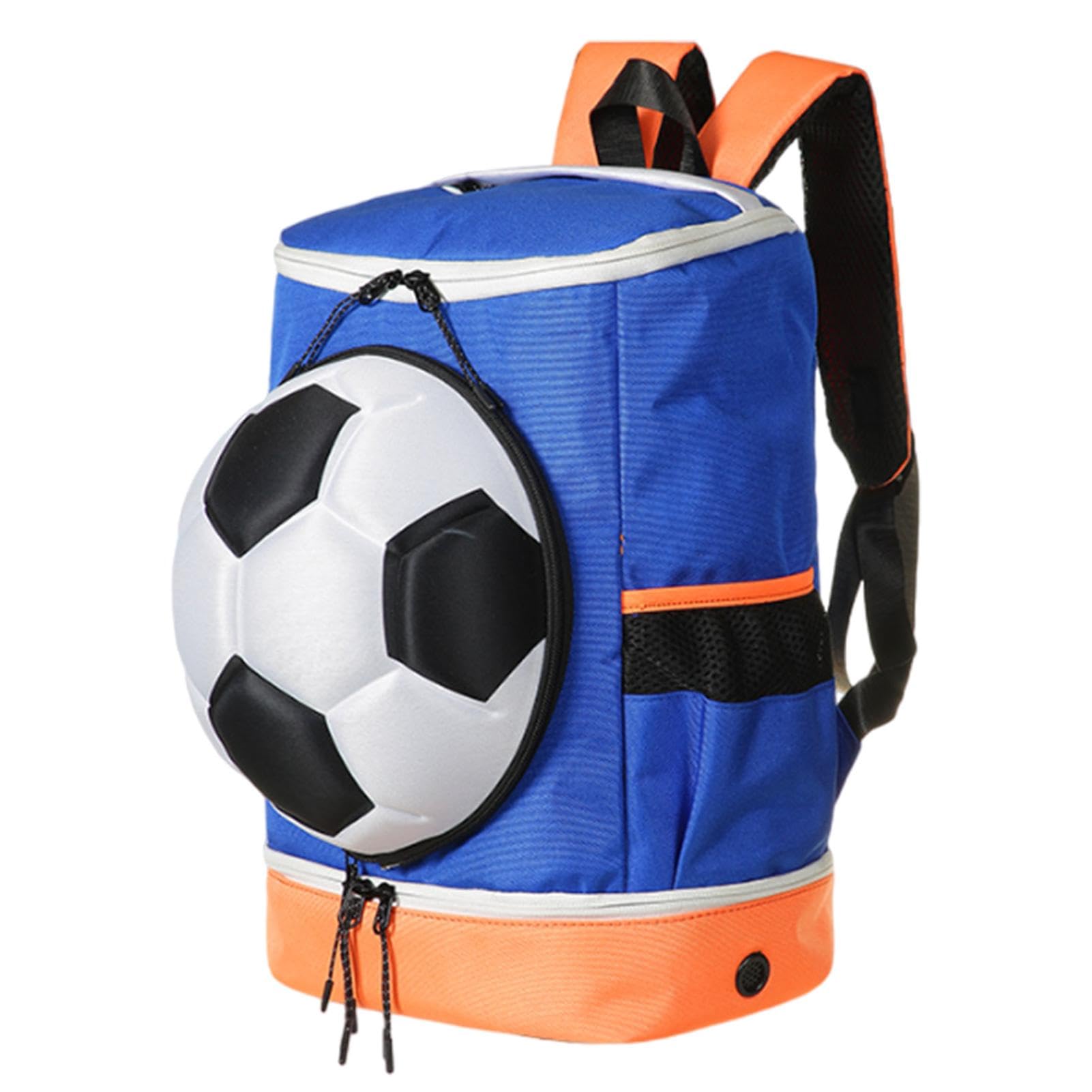 Zaino sportivo per bambini, Zaino con pallone da calcio | Zaino da calcio Borsa da calcio,Borsa da calcio di grande capacità, zaino da pallavolo con scomparto per palloni da basket, vol