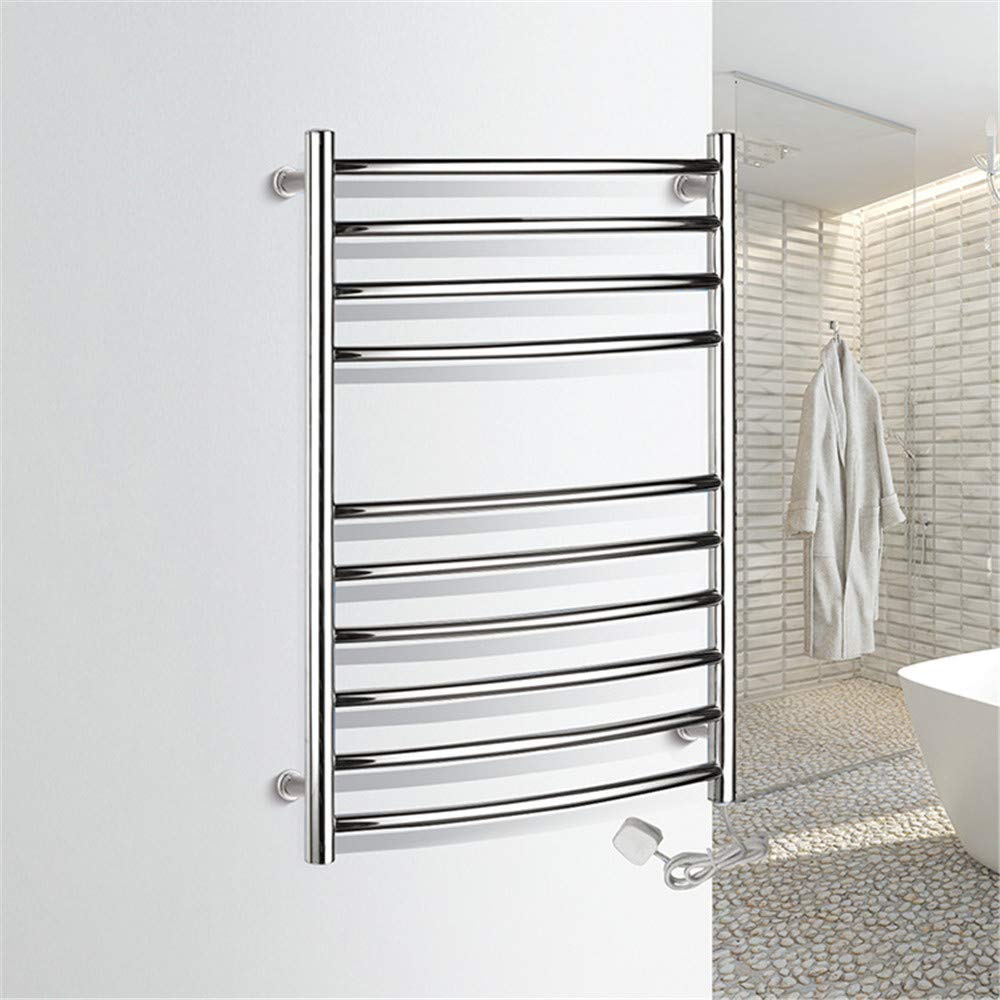 Toallero eléctrico calefactado, radiador toallero calefactado de Acero Inoxidable, Calentador de Toallas eléctrico para baño doméstico, Hotel de Lujo.