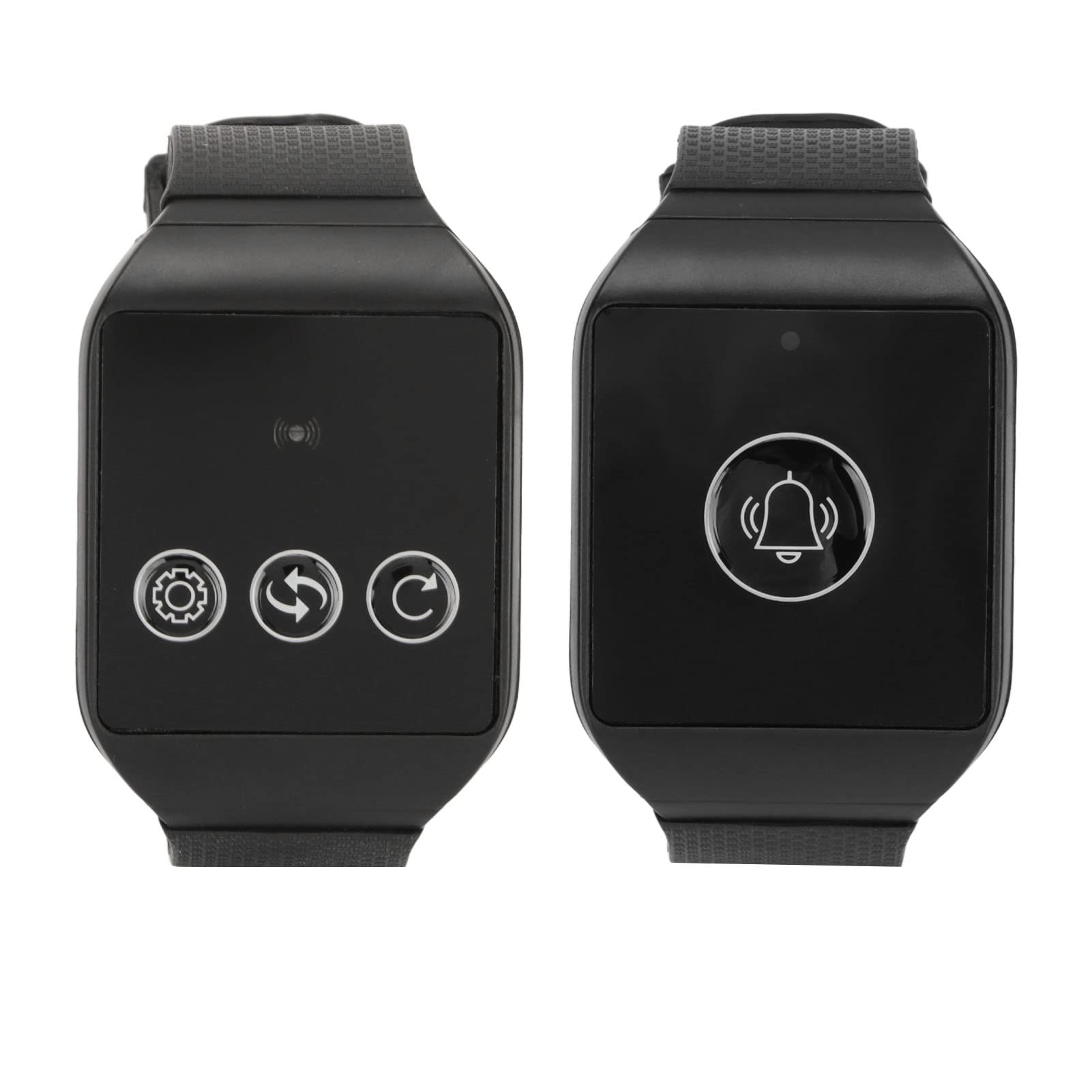 di Chiamata Cercapersone Wireless, Ricevitore da Polso Ricaricabile, di Chiamata Infermiere Impermeabile con Luce Lampeggiante, Vibrazione e Cicalino, Tecnologia Wireless RF, per