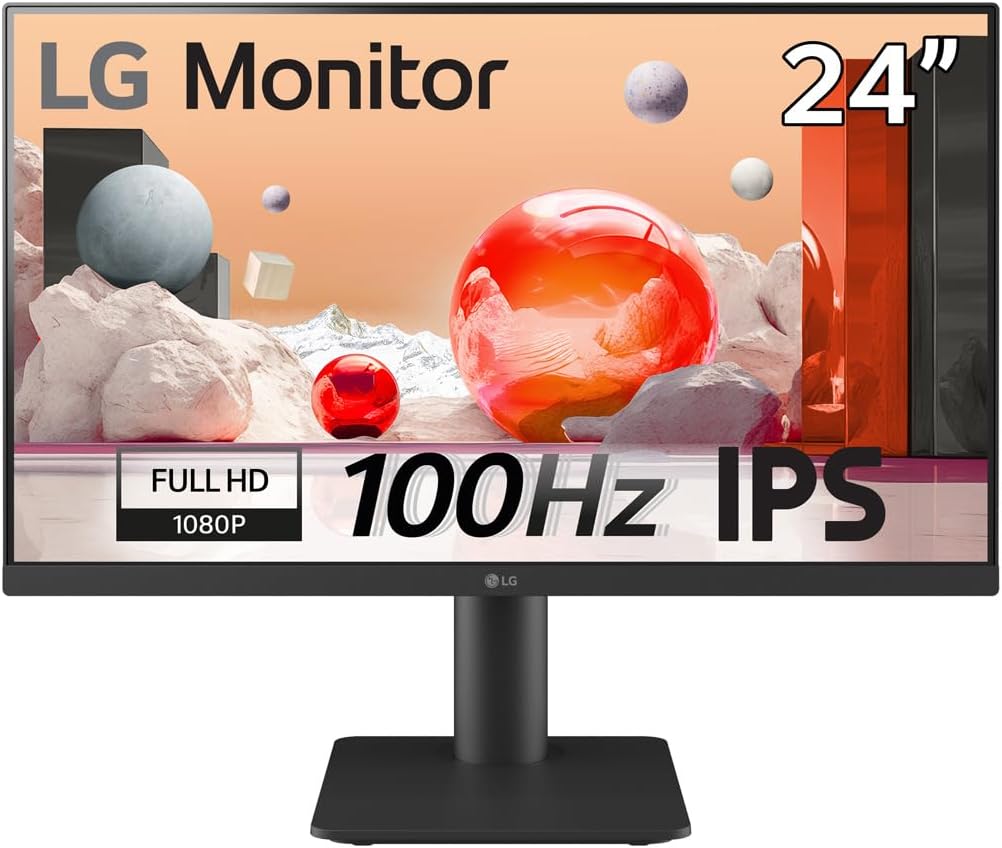 Écran PC CHIQ Moniteur 24 Pouces, Full HD(1920x1080 ) ,Ultra Plat, 3