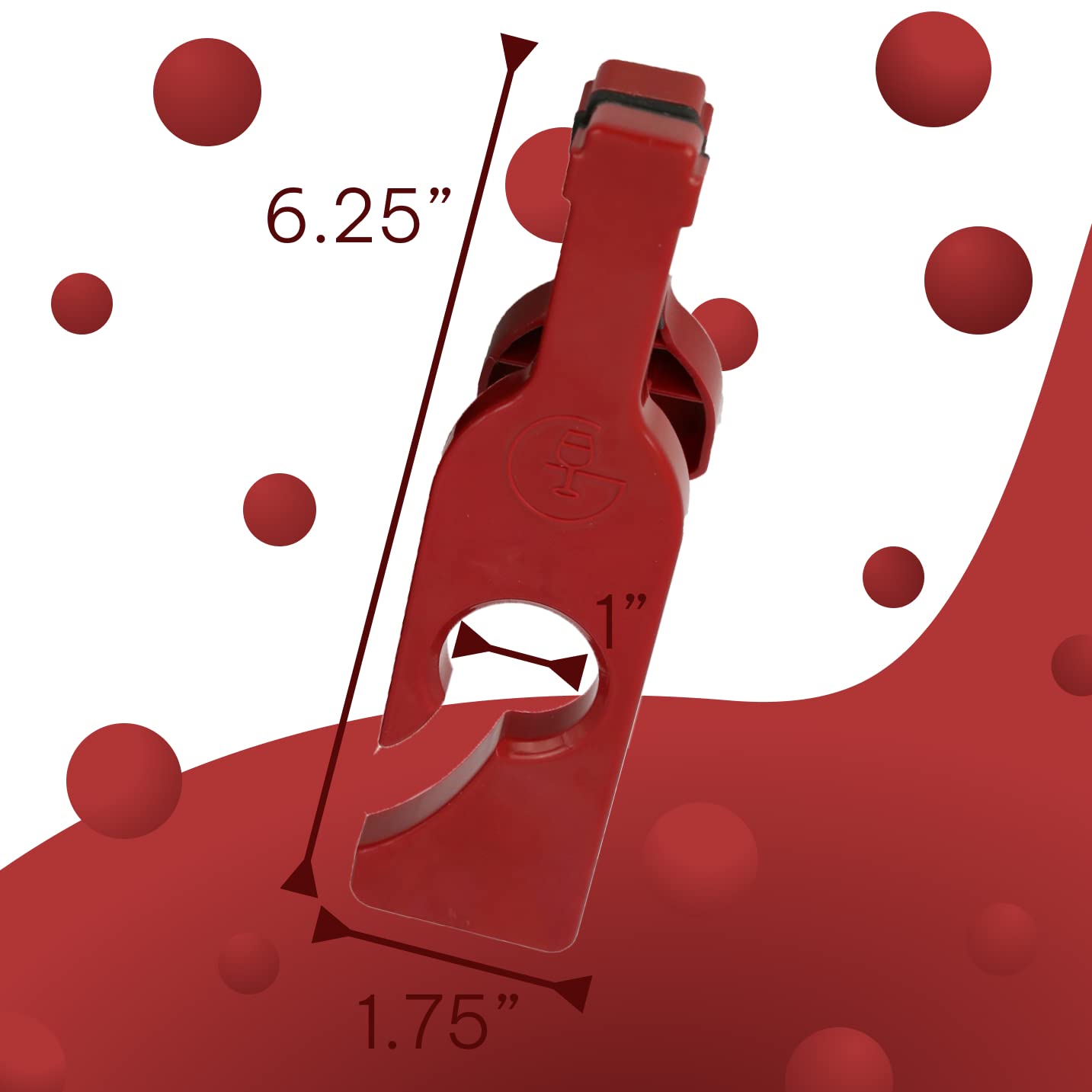 Suporte Taça Vinho WINEGRASP - 2 Unidades Adirondack Camping Piquenique