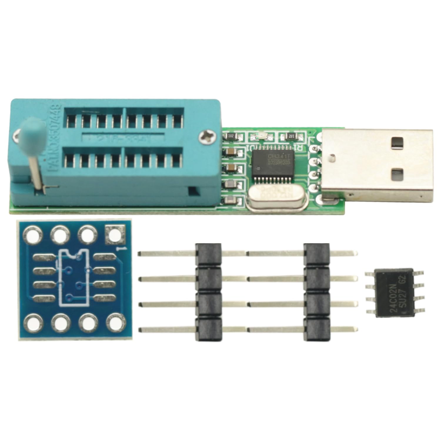 Stcom Programmatore Eeprom - X24C02-SMD - X24C02SMD Multipippo USB Ludipippo - Foto 8