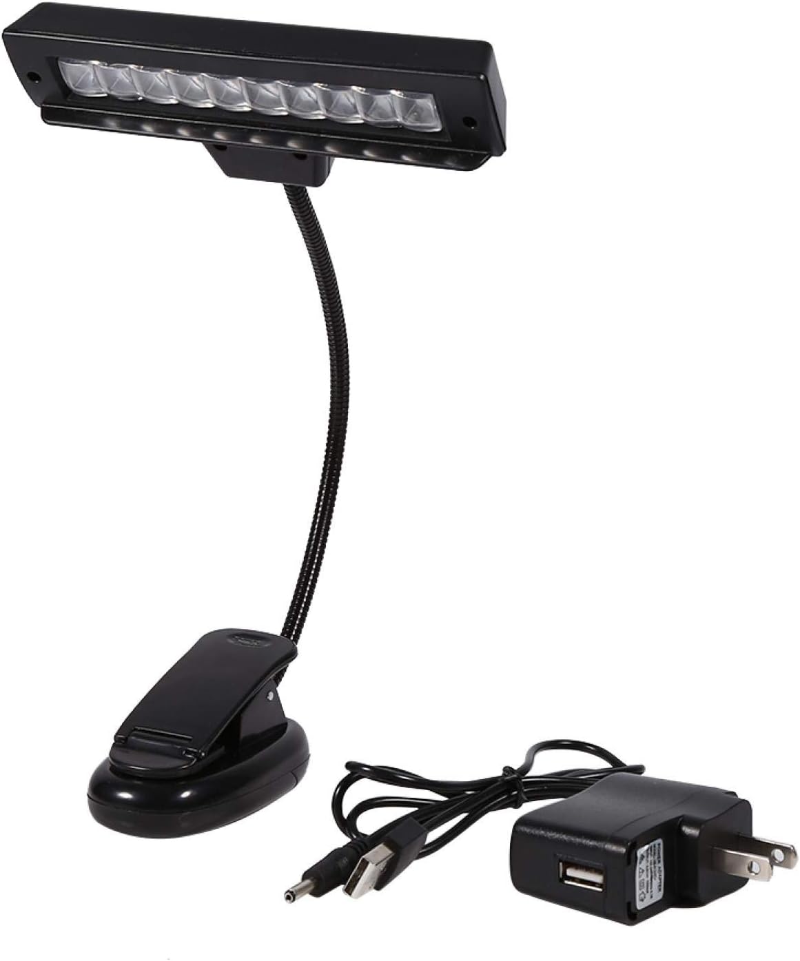 Desk Light, Clipon Lamp, LED Clamp Light Headboard Lamp AC 110V 220V