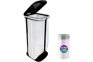 Portable RV Garbage Can Collapsible with Drawstring Trash Bags