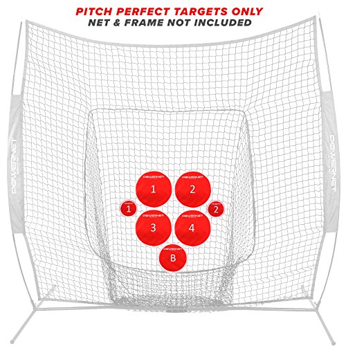PowerNet Pitch Perfect Targets | Baseball Softball Pitching Trainer | Targets Only |