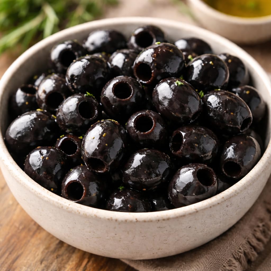 American Gourmet Pitted Black Olives 360g – Soft, Mild, and ...