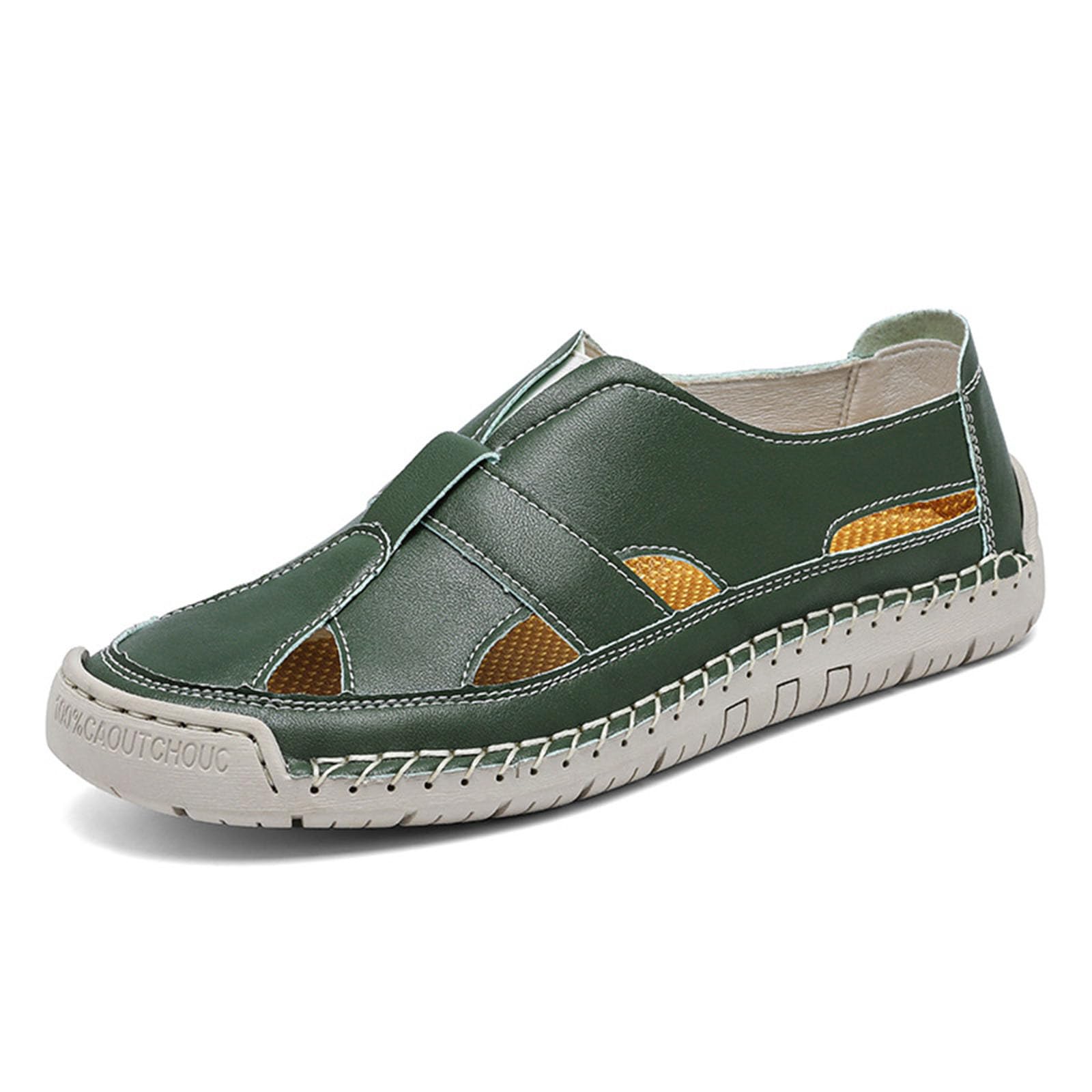 Sandalen Herren Sandalen Wassersandalen Herren Beach Sandals Wandersandalen Fahrrad Treckingsandalen Outdoor Schuhe Leder Pantoletten Breite Füße Sommerschuhe Orthopädische Sport & Outdoorsandalen