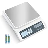 13lb/0.1g Precision Digital Food Scale - Meal Prep Kitchen Baking & Espresso Coffee - Gram Scale with Stainless Steel Platform & LCD Display