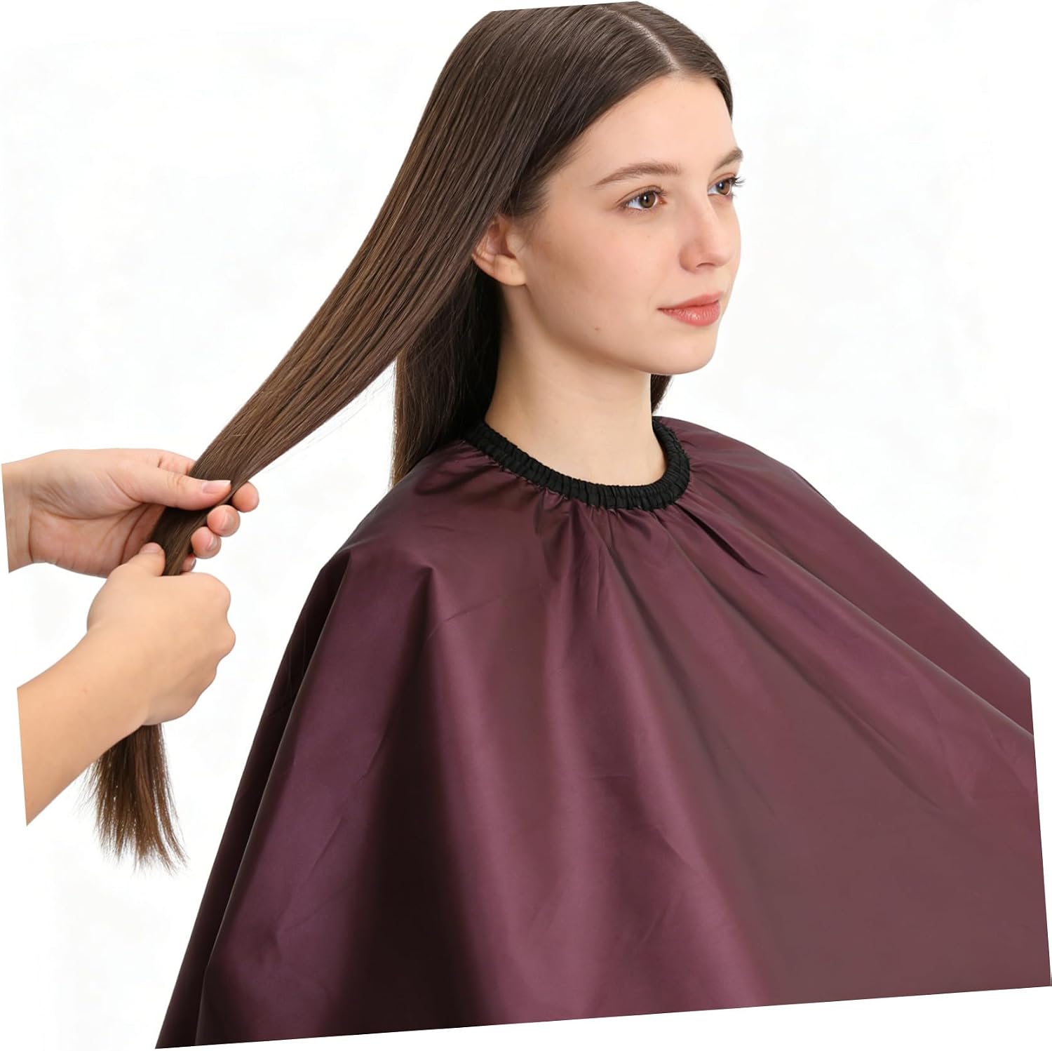Professional Hair Cutting Cape Set 3pcs with Neck Duster Brush and Hair Comb for Salon and Home Barber Supplies Haircut Styling Kit for Men and Women