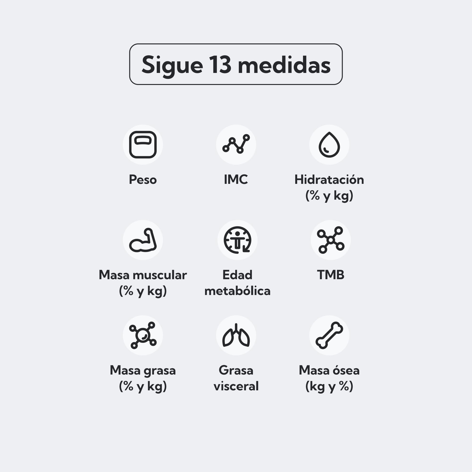 NOERDEN - Báscula Inteligente VITA - Báscula de Peso Corporal - Tecnología Step-On, Bluetooth, Pantalla LED y Vidrio Templado - Analiza 13 Métricas Corporales - Blanco