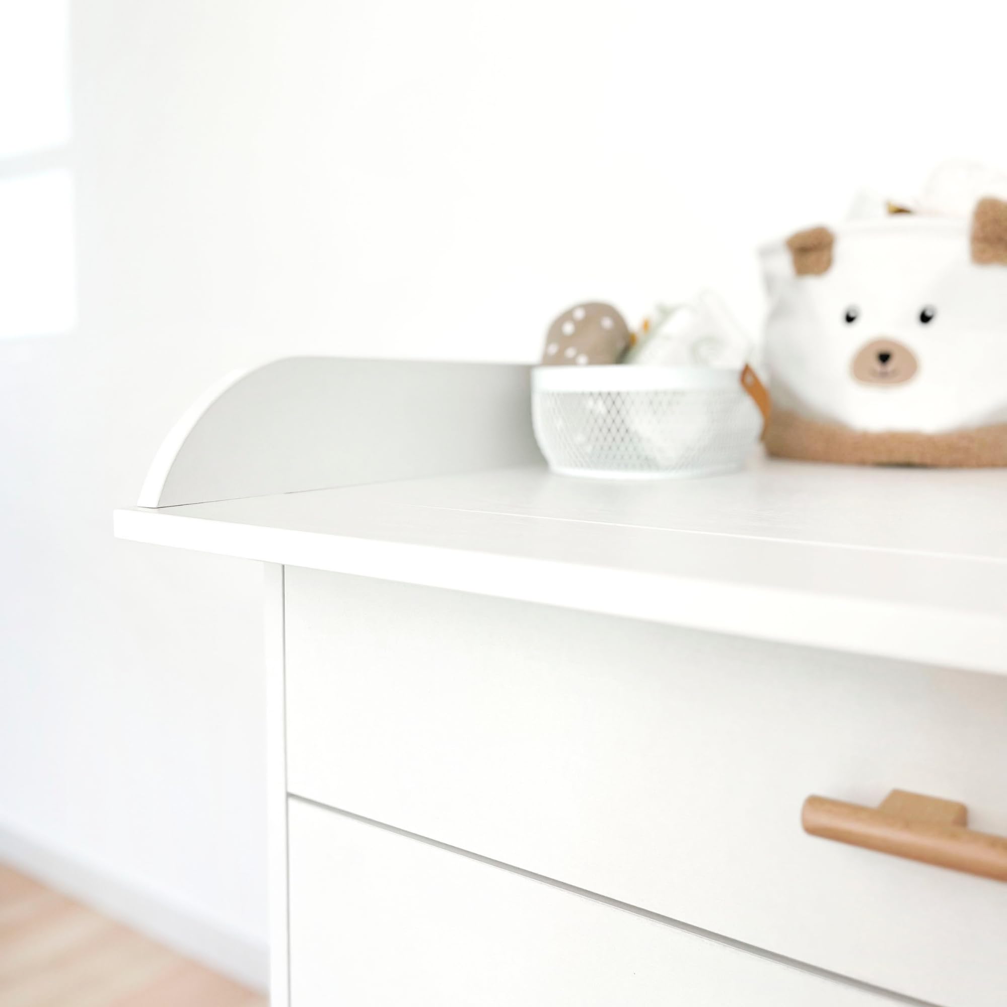 ATB Table a Langer Bebe ILA - Commode Chambre Enfant - Compacte Enfant Meuble de Rangement - Commode a Langer Bebe - Réalise Chambre Bebe Complete avec Un Lit - Baby Tables à Langer - Plan à Langer
