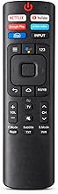 Remote Control Compatible for VU/Hisense LED Smart TV 4k Without Voice Command with Netflix & P-Video hot Keys (Please Match The Image with Your Old Remote)- Black