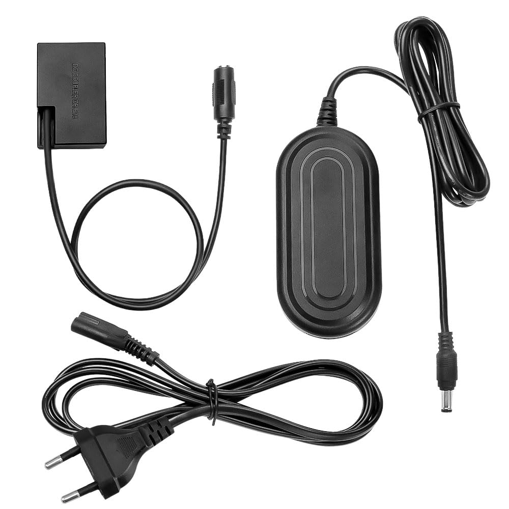 Alvin's Cables ACK-E18 Adaptateur CA DR-E18 Kit Coupleur DC Chargeur LP-E17 Batterie factice Adaptateur d'alimentation pour Canon EOS 200d II 77d 800D RP R10 R50, Rebel SL2 SL3 T7I T8I, KISS X9i X10
