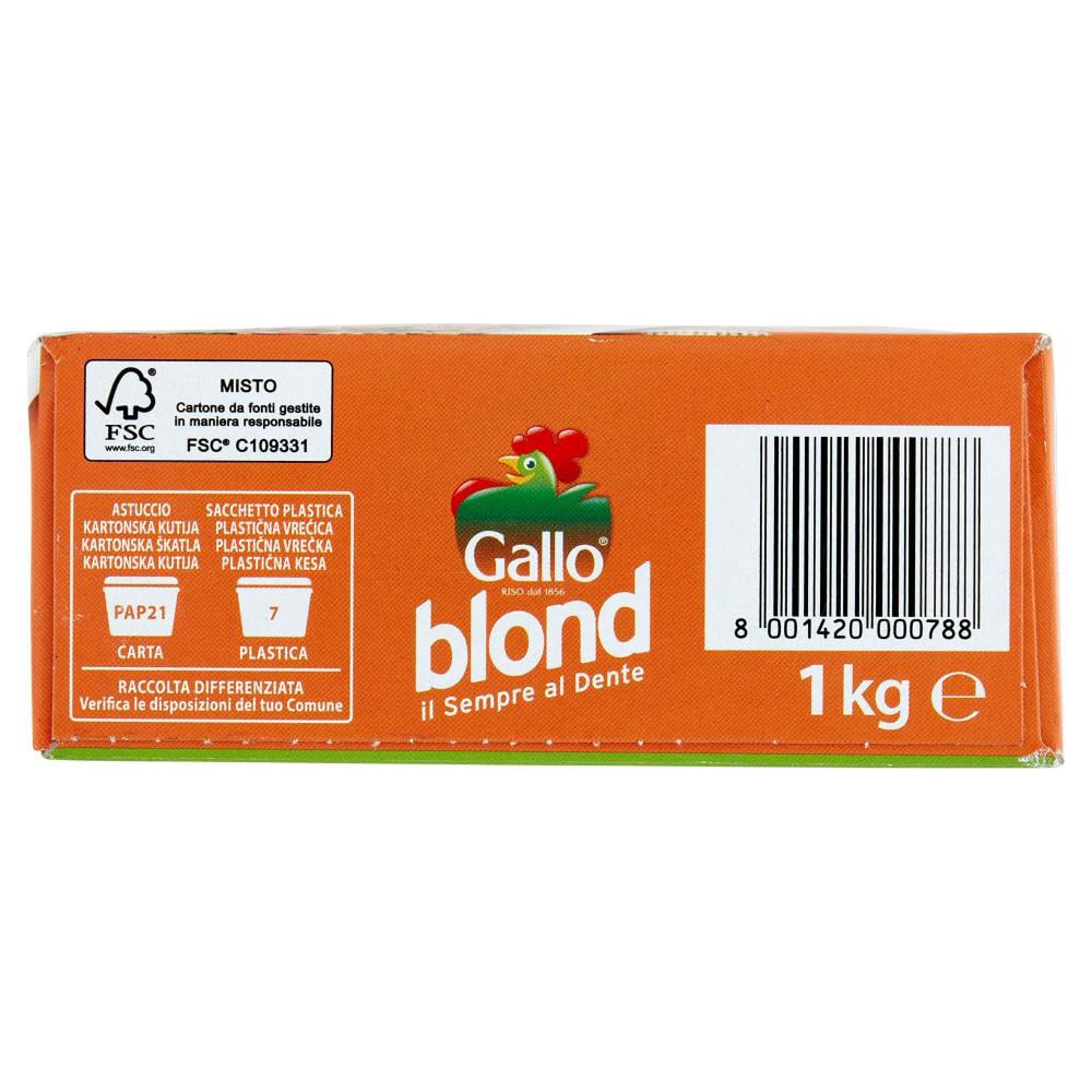 Italian Gourmet Riso Blond Integrale Vollkornreis 12 x 1kg, Kochzeit 8 Min | 100% chicchi italiani, fonte di fibre; körnig, vielseitig für Salate, Bowls, Gesamtnettogewicht 12 kg + Kostenlos Polpa 400g