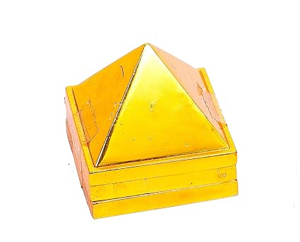 Rudradivine Brass Vastu Pyramid Brass Vastu Pyramid That Spreads Positive Vibes, 3 Layer Metal Pyramid for Home & Office Feng Shui Products North-West Vaastu Dosh Nivaran 4 INCH