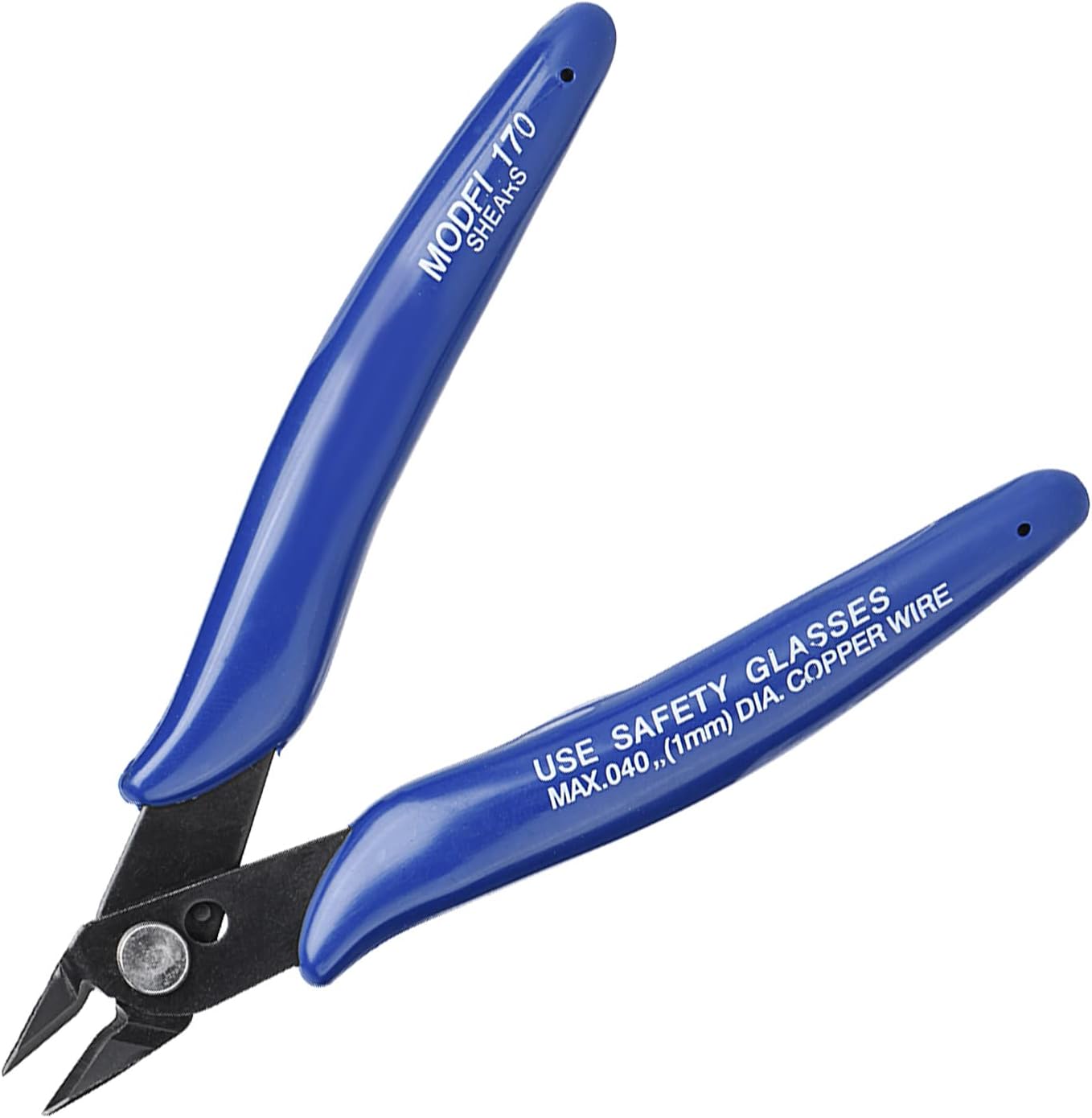 Wire Cutters, Micro Flush Cutters with Internal Spring, Diagonal Cutters for Electronics, Heating Wire, Model Sprue, Soft Copper Wire